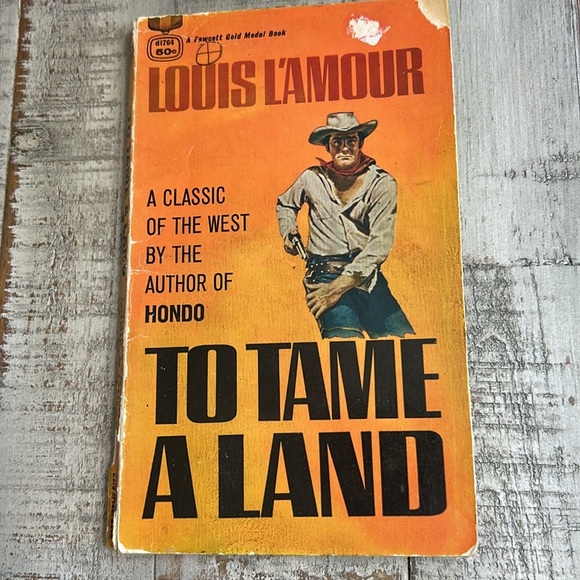 LOUIS L’AMOUR VINTAGE PAPERBACKS WESTERNS BOOKS SET OF FIVE - Picture 4 of 8